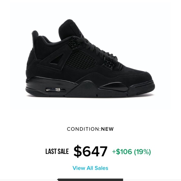 Black Cat 4s (size 10) SOLD - Picture 9 of 10